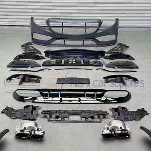 Kit carrosserie W205 pour <span class=keywords><strong>Mercedes</strong></span> <span class=keywords><strong>Benz</strong></span> <span class=keywords><strong>Classe</strong></span> <span class=keywords><strong>C</strong></span> C180 C200 C260 C300 C250 <span class=keywords><strong>AMG</strong></span> <span class=keywords><strong>Line</strong></span> Coupé Normal 2013+ pour pare-chocs de voiture C63 - Product Image 2