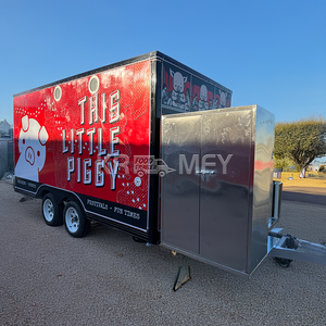 China <b>Small</b> Business Fiberglass Snack Food Dining Car Promotion Price Customized Mobile Food Truck for Sale in Dubai - Product Image 5
