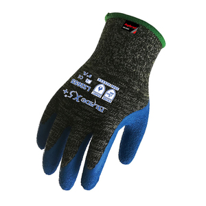 Gants de sécurité résistants aux coupures, antidérapants, en latex + armure hybride, marque Armorgard INXS, <span class=keywords><strong>pour</strong></span> hommes, bleus et noirs, mitaines tricotées à poignet, gants de protection <span class=keywords><strong>pour</strong></span> les mains - Product Image 6