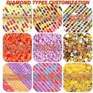 Nuage cascade diamant peinture Art Kit nuit visualisation diamant points <span class=keywords><strong>perles</strong></span> pleine perceuse toile peinture pour la décoration intérieure - Product Image 3