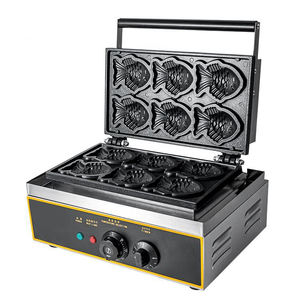Macchina automatica per <span class=keywords><strong>waffle</strong></span> elettrica a forma di pesce in vendita - Product Image 1