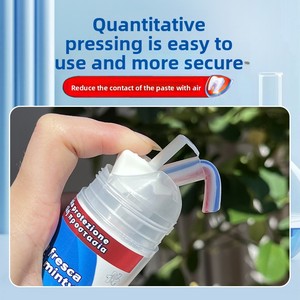 Bán buôn <span class=keywords><strong>125ml</strong></span> Báo Chí loại kem đánh răng thảo dược làm trắng ba màu sắc cho nhà loại bỏ vết bẩn hơi thở tươi - Product Image 3