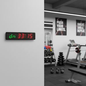 Hangzhou Hong Hao 2.3 pouces rouge numérique LED horloge murale 6 chiffres ensemble horloge minuterie Sport <span class=keywords><strong>boxe</strong></span> minuterie ronde - Product Image 1