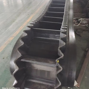 Yüksek açılı ağır oluklu yanak konveyör bant üretim tesisi taşıma için dayanıklı ve yüksek kalite - Product Image 1