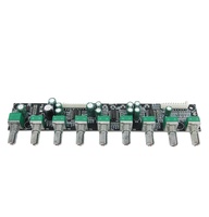 Papan Amplifier 7.1, papan penguat daya, pengaturan frekuensi Bass Volume independen, bisu otomatis untuk 7.1 Home Theater DIY