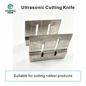 Lame de coupe ultrasonique en alliage de titane, utilisée pour couper les produits de boulangerie tels que le pain, les gâteaux, les biscuits, le fromage et les sandwichs - Product Image 1