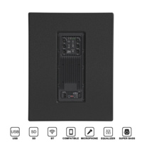 Subwoofer actif professionnel 4000W 18 pouces BT DSP, haut-parleur audio bidirectionnel haute efficacité classe D pour scène, sonorisation live, DJ, club, concert