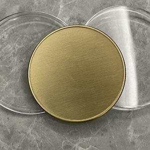 Moneda en blanco de metal de latón dorado y plateado de 50 mm al por mayor para logotipo grabado - Product Image 2