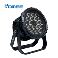Projecteur LED PAR étanche IP65 18*18W RGBWA + UV 6-en-1 avec effet stroboscopique intégré pour mariages, concerts, événements et scènes en extérieur