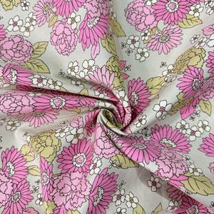 Grosir lembut dan pabrik kain cetak katun 100 dengan desain bunga - Product Image 2