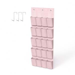 Organizador de Zapatos Ecológico para Colgar en la Puerta, Bolsa de Almacenamiento Ahorradora de Espacio, Almacenamiento Doméstico, Auténtico, No Tejido, 20 Bolsillos, Plegable - Product Image 2