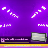 Stroboscope pleine couleur 8+8 segments, Stroboscope 48+8 segments 1000W, Barre lumineuse de marquage, Lumière stroboscopique pour salle privée KTV avec 960 LED