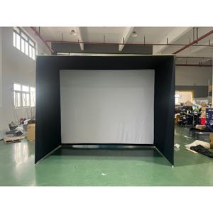 Enceinte de <span class=keywords><strong>simulateur</strong></span> de <span class=keywords><strong>golf</strong></span> d'intérieur avec écran de projection, terrain de <span class=keywords><strong>golf</strong></span>, jeu d'entraînement, enclos en tissu pour la <span class=keywords><strong>maison</strong></span> - Product Image 4