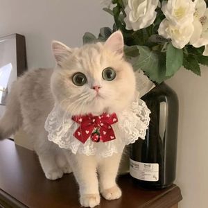 Bavoirs pour chat élégants et réglables, monochromes, pour petits et moyens animaux de compagnie, toutes saisons - Product Image 4