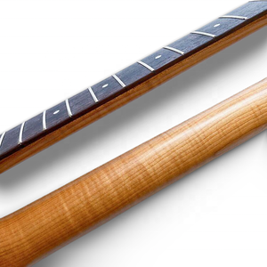 Mástiles de Guitarra de Arce Flameado Tostado de 25.5 Pulgadas con Acabado Nitro Vintage, Repuesto para Guitarras TL con Diapasón de Palisandro - Product Image 2