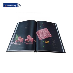 Couverture rigide personnalisée Restaurant <span class=keywords><strong>Menu</strong></span> et livre de cuisine Impression offset sur papier d'art Papier couché en carton - Product Image 3
