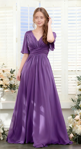 Longue <span class=keywords><strong>robe</strong></span> <span class=keywords><strong>de</strong></span> soirée <span class=keywords><strong>de</strong></span> <span class=keywords><strong>demoiselle</strong></span> <span class=keywords><strong>d</strong></span>'<span class=keywords><strong>honneur</strong></span> <span class=keywords><strong>de</strong></span> mariage élégante et amincissante - Product Image 3