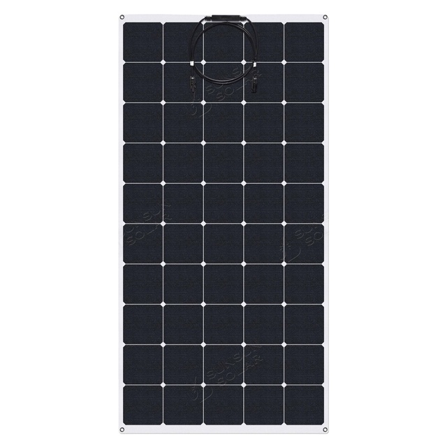 OEM Support RV Camping Marine 12/24V 150W 180W 200W 300W 420W Sunpower Monocrystalline Cell ETFE Semi Flexible Solar Panel