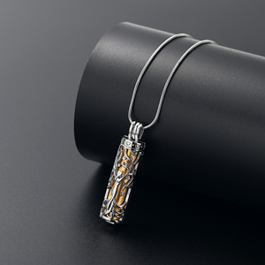 Cylindre Urne <span class=keywords><strong>Collier</strong></span> pour Cendres pour Femmes Hommes <span class=keywords><strong>Arbre</strong></span> <span class=keywords><strong>de</strong></span> <span class=keywords><strong>Vie</strong></span> Crémation Bijoux <span class=keywords><strong>Collier</strong></span> Mémorial Bijoux pour Cendres Pendentif - Product Image 5