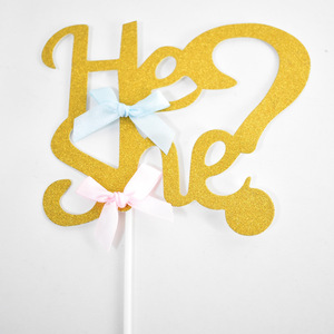 Garçon ou fille bannière papier Kraft sexe révéler bannière pour garçon ou fille bébé douche révéler fête sexe révéler signe fête fournitures - Product Image 3