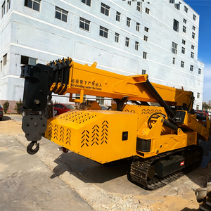 10 Ton Telescopic Boom Small Hydraulic Diesel Engine Mini Crawler <b>Spider</b> Crane Price - Product Image 2