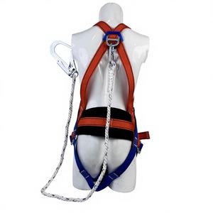 <span class=keywords><strong>Harness</strong></span> Pengaman Tubuh Ukuran Universal, <span class=keywords><strong>Harness</strong></span> Pengaman Seluruh Tubuh dengan D-Ring Ganda, Tali Pengaman, Webbing Polyester Custom, Perlindungan Jatuh - Product Image 4