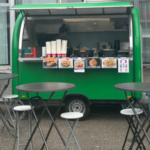 Food Truck Circolare/Rimorchio <span class=keywords><strong>Mobile</strong></span> per Alimenti, Dotato di Cucina Completa per un Caffetteria. - Product Image 2
