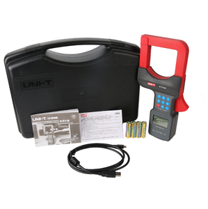 Pince ampèremétrique numérique UNI-T UT253B à grandes mâchoires pour courant de fuite / Testeur de fuite 2000A avec écran LCD rétroéclairé et transfert de données RS-232 - Product Image 4
