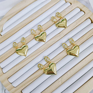 Cz8713 độc đáo 18K vàng mạ đồng thau Mặt dây chuyền Trinh Nữ Mary Lady guadalupe mề đay CZ kim cương Pave chuồn chuồn tim sao báo quyến rũ - Product Image 4