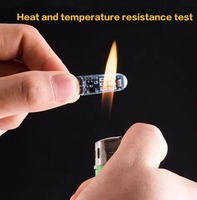 1 Stück T10 4014 W5W Hitzebeständige LED-Silikonleuchte Wasserdichte Kennzeichenbeleuchtung Autolampen Innenpositionierungslicht