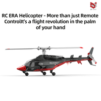 Hélicoptère télécommandé électrique RC ERA Air-Wolf 1/53 4CH 6 axes avec gyroscope, simulation de suivi, pour extérieur, piles incluses, cadeau d'anniversaire pour garçons
