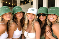Chapeaux Bob Personnalisés Bicolores pour Mariage, Brodés, en Gros, pour Invités, Rétro, Cadeau Personnalisé pour Enterrement de Vie de Jeune Fille