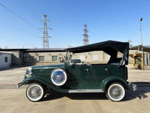 Custom <b>Paint</b> Color Open Roof Classic Electric Vintage Car Multi-passenger Retro Sightseeing Buggy for Park & Wedding Ceremony - Product Image 6