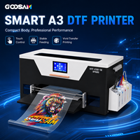Impresora DTF Profesional de Alta Velocidad para Escritorio con un Cabezal F1080 para Trabajos de Decoración de Ropa Personalizada
