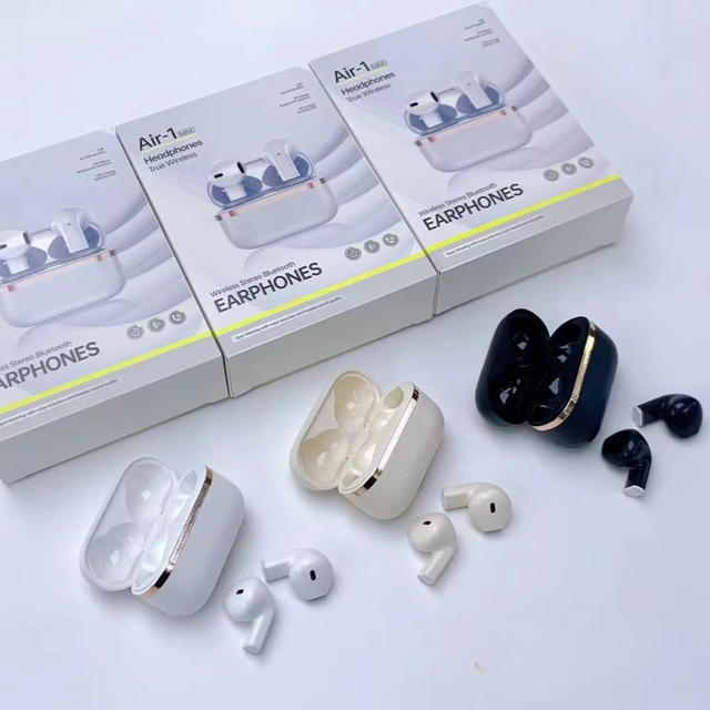 High Quality Tws True Wireless Air-1max  Handsfree Noise Cancelling Waterproof Anc Studio Dj Sports Earphone Headphone Earbuds