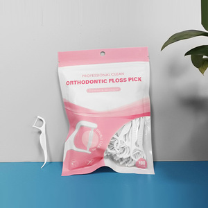 100 Stück Zahnseide Zahnseide Picks Zahnstocher Zähne Stick Zahn reinigung Inter dental bürste Zahnseide Pick - Product Image 2