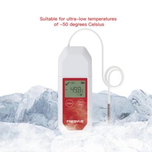 Chuỗi lạnh dữ liệu nhiệt độ logger với-50 ° C thăm dò, thiết kế tái sử dụng, tự động PDF/CSV xuất khẩu - Product Image 3