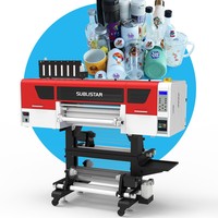 Impresora UV DTF SUBLISTAR de 60 cm con 3 cabezales I1600, alta producción, digital, rollo a rollo, multifunción, para carcasas de teléfono, botellas, etc.
