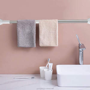 Tringle <span class=keywords><strong>de</strong></span> <span class=keywords><strong>douche</strong></span> en acier inoxydable <span class=keywords><strong>de</strong></span> haute qualité, résistante à la rouille, style moderne, amovible, rétractable, réglable, robuste, écologique - Product Image 5