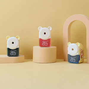 Chen Guang APS906K2 Hand Crank Pencil Sharpener <b>Animal</b> Design <b>Plastic</b> Manual Student Use - Product Image 2