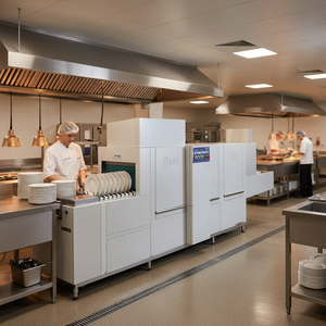 Lavavajillas Independiente de Tamaño Mediano PMF-500M/600M (Estilo Mini Transportador de Platos) con Control Totalmente Integrado y Potencia de 14.6W para Hoteles - Product Image 3