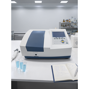 เครื่องสเปกโตรโฟโตมิเตอร์ UV-1900 แบบลำแสงคู่ UV VIS ช่วงความยาวคลื่น 190-1100 นาโนเมตร พร้อมจอ LCD สำหรับการวิเคราะห์ในห้องปฏิบัติการ ใช้สำหรับการวิเคราะห์ DNA - Product Image 3