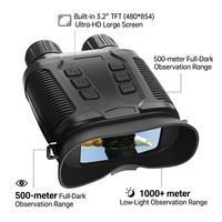 Telescopio para Exteriores con Visión Nocturna a Color de Largo Alcance 4K, Gran Angular, para Observación de Vida Silvestre y Caza con Imágenes Térmicas