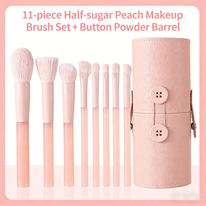 Juego de 11 Brochas de Maquillaje Profesionales OEM ODM, con Cerdas Sintéticas y Mango de Plástico, para Difuminar el Maquillaje Facial, para Mujeres - Product Image 2