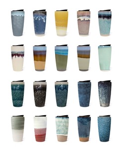 Tazza da Viaggio in Ceramica Personalizzata Riutilizzabile con Doppia Parete e Coperchio Isolante - Product Image 4