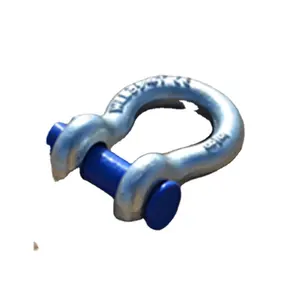 High Quality Hot Forged Galvanized small adjustable with clevis pin D type stainless steel shackles