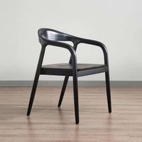 Chaise en bois massif de style chinois moderne, vente chaude, minimaliste, pour salle à manger, bureau, maison, négociation, meubles de loisirs