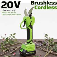 Sécateur électrique sans fil Vertak 20V, cisailles de jardinage pour branches d'arbres, lame SK5, ciseaux pour bois de hêtre humide/dur