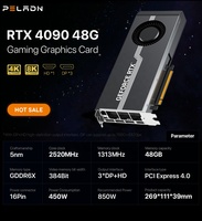 Kartu Grafis Geforce 24/48GB RTX 4090 GDDR6X GPU RTX 4080 Baru untuk Nv