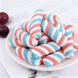 Vente en gros 5g rose tendre <span class=keywords><strong>guimauve</strong></span> halal fruitée en vrac personnalisée ingrédients acides emballés pour le café - Product Image 3